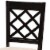 Baxton Studio Verner Wood Dining Chair in Sand and Espresso - Set of 4 Perspective: left