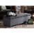 Baxton Studio BBT3101-Grey Velvet-Walnut-Otto Roanoke Modern & Contemporary Grey Velvet Fabri Perspective: left