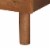 Winston Mid-Century Modern Walnut Brown Finished Wood Full Size Platform Bed frame Perspective: left