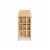 Dariana Modern Bohemian Natural Brown Rattan 6-Drawer Storage Cabinet Perspective: left