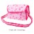 Pretend Play Toy Pram for Baby Dolls- Foldable, Pink Carriage with Diaper Bag Stroller Perspective: left