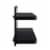 Furniture of America Brie Wood 2-Tier Floating TV Stand in Cappuccino Perspective: left