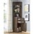 Furniture of America Ingol Contemporary Wood Corner Bookcase in Walnut Oak Perspective: left
