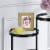 Furniture of America Rhort Contemporary Metal 3-Tier Plant Stand in Black Perspective: left