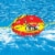 AIRHEAD 3 Triple Rider Lake Tube and Boat Tubing Booster Ball Towing System Perspective: left