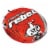 Airhead Rebel 1 Person Red Tube Kit & Airhead 4K Booster Ball Towing System Perspective: left