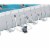 Bestway 24ft x 12ft x 52in Above Ground Pool & Cartridges Type IV/B (6 Pack) Perspective: left