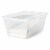 Life Story Rectangular Clear Plastic Protective Storage Shoe Box (24 Pack) Perspective: left