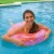Intex Colorful Transparent Inflatable Swimming Pool Beach Tube Raft (36 Pack) Perspective: left