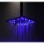 Hongtoo 12 Inch Stainless Steel Hydroelectric LED Rain Waterfall Shower Head Perspective: left