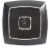 Gibson 16 Piece Square Dinnerware Set with Plates, Bowls, and Mugs (2 Pack) Perspective: left