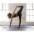 HolaHatha 72 x 24  Double Sided 0.25  Thick Non Slip Home Workout Yoga Mat, Blue Perspective: left