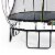 Springfree Outdoor Square 13 Foot Trampoline, Enclosure, Hoop Game, and Ladder Perspective: left