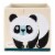 3 Sprouts Kids Foldable Fabric Penguin and Panda Storage Cube Soft Toy Bins Perspective: left