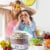 NutriChef Kitchen Countertop 5 Tray Electric Food Dehydrator Machine (2 Pack) Perspective: left