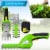SereneLife Rechargeable Electric Cordless Grass Clipper & Hedge Trimmer (2 Pack) Perspective: left