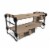 Disc-O-Bed XL & Youth Cam-O-Bunk Benchable Double Cot w/Organizers (2 Pack) Perspective: left