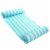 Comfy Floats 12' Water Pad & Comfy Floats Inflatable Striped Hammock Pool Float Perspective: left