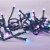 Home Heritage 33' Wrapped Dome Holiday Lights, App Control, 100 RGB LEDs, 4 Pack Perspective: left