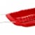 Lucky Bums Kids 48 Inch Plastic Snow Toboggan Sled with Pull Rope, Red (3 Pack) Perspective: left
