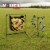 Morrell Yellow Jacket Outdoor Target with HME Products Target Stand & Bow Holder Perspective: left