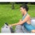 Bestway SaluSpa AirJet Honolulu Hot Tub with 2 PureSpa Cup Holder Drink Trays Perspective: left