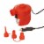 Airhead Renegade 3 Person Towable Water Tube w/ SPORTSSTUFF Towable Booster Ball Perspective: left