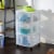 Gracious Living Classic 3 Drawer Organizer Plastic Storage Cart w/Wheels(4 Pack) Perspective: left