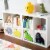 3 Sprouts Foldable Storage Box & Cube Toy Chest Bin for Playroom, Yellow Rhino Perspective: left