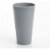 Gibson Home 16 Piece Square Dinnerware Set Plates, Bowls, & Cups, Grey (3 Pack) Perspective: left