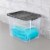 Sterilite 108 Qt Clear Stacker Storage Container Tote w/ Latching Lid, 12 Pack Perspective: left