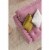 JULYFOX Mid Century Modern Button Tufted Velvet Loveseat Sofa Couch, Rose Pink Perspective: left