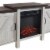 Edyo Living 63in Freestanding Wooden Electric Fireplace TV Stand Console, Grey Perspective: left