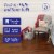 Homz 64 Qt Secure Latch Clear Plastic Storage Container Bin w/ Red Lid, 4 Pack Perspective: left