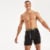 Hanes Ultimate Sport X-TEMP Performance Boxer Briefs - Black/Gray Perspective: left