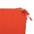 Noble House Belden Indoor Fabric Classic Skirted Chair Cushion in Coral Orange Perspective: left