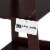 5 Shelf Ladder Bookshelf- Free Standing Wooden Tiered Bookcase Home Office Decor Perspective: left