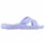 Totes Womens Ara Cross Slide Sandals - Purple Perspective: left