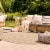 Backyard Bungalow Polypropylene Braided Round Area Rug - Natural Perspective: left