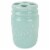 Home Basics 4 Piece Dolomite Mason Jar Bath Set, Mint Perspective: left