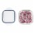 Michael Graves Design 40 oz High Borosilicate Glass Food Storage Container with  Rubber Seal Perspective: left