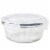 Michael Graves Design 21 oz High Borosilicate Glass Food Storage Container with  Rubber Seal Perspective: left