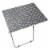 Home Basics Lattice Multi-Purpose Foldable Table, Grey/White Perspective: left