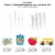 Big Dot of Happiness Back to School Cupcake Toppers First Day of School Treat Picks 24 Ct Perspective: left