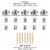 Big Dot of Happiness Graveyard Tombstones - Halloween Party Centerpiece - Table Toppers 15 Ct Perspective: left
