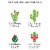 Big Dot of Happiness Merry Cactus - Christmas Party DIY Decor Clothespin Garland Banner 44 Pc Perspective: left