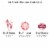 Big Dot of Happiness Pink Elegant Cross Girl Religious Decor Clothespin Garland Banner 44 Pc Perspective: left