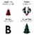 Big Dot of Happiness Holiday Plaid Trees - Outdoor Decor Christmas Party Yard Signs - Believe Perspective: left