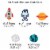 Big Dot of Happiness Blast Off to Outer Space Party DIY Decor Clothespin Garland Banner 44 Pc Perspective: left