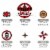 Big Dot of Happiness Lumberjack Channel The Flannel Birthday Decor Kit Cake Topper Set 11 Pc Perspective: left
